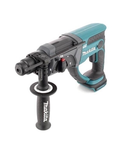 Перфоратор DHR202Z, аккумуляторный, SDS-Plus, 1.9 Дж, 1200 об/мин, 4000 уд/мин, 18V, Li-Ion, 3.5кг поставляется без аккумуляторов и зарядного устройства Makita