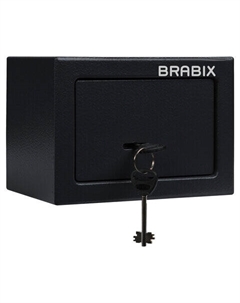 Сейф мебельный 140мм x 195мм x 140мм, 2.3кг, замков: 1/ключевой, SF 140KL (S103BR210114) Brabix