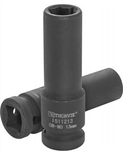 Головка торцевая, глубокая, ударная, шестигранная, 13мм, 1/2" (IS11213 ) Thorvik
