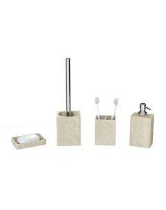 Мыльница для ванной Fora Stone Natural настольная полирезин бежевая (For-STN036NAT)