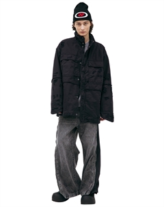 Рваная куртка с накладными карманами Diesel