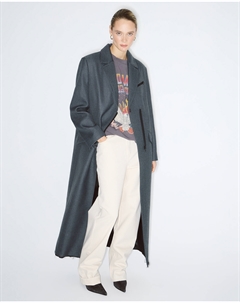 Пальто в стиле гранж темно-серого цвета 2mood