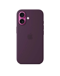 Чехол-накладка Silicone Case with MagSafe для iPhone 16 Plus (Plum) Silicone case