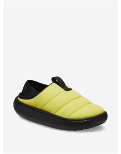 Полуботинки утепленные детские Classic Puff Moc K, Желтый Crocs