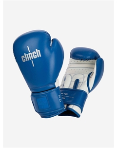 Перчатки боксерские Fight 2.0 сине-белые, Синий Clinch