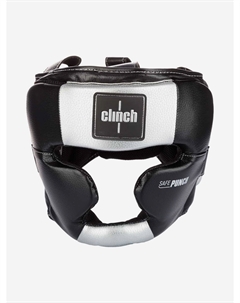 Шлем боксерский Punch 2.0 Full Face черно-серебристый, Черный Clinch