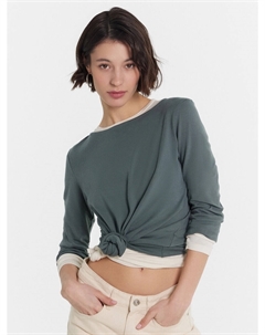 Лонгслив женский серый Mark formelle