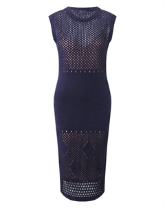 Платье из шелка и льна Mvst