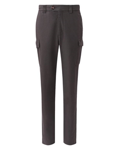 Хлопковые брюки-карго Brunello cucinelli