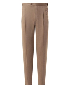 Брюки из шерсти и хлопка Corneliani