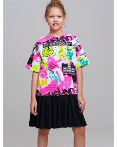 Платье трикотажное для девочек Playtoday tween