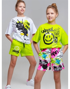 Шорты трикотажные для девочек, 2 шт в комплекте Playtoday tween