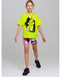 Фуфайка трикотажная для девочек (футболка) Playtoday tween