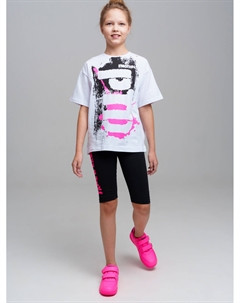 Фуфайка трикотажная для девочек (футболка) Playtoday tween