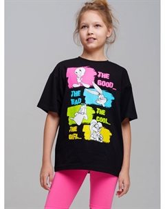 Комплект трикотажный для девочек: брюки (легинсы укороченные), фуфайка (футболка) Playtoday tween