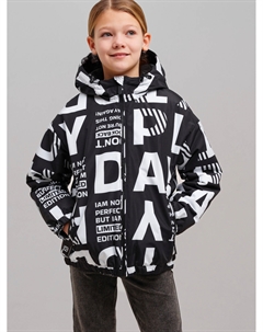 Куртка текстильная с полиуретановым покрытием для девочек Playtoday tween