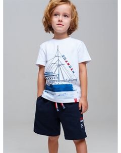 Комплект трикотажный для мальчиков: фуфайка (футболка), шорты Playtoday kids