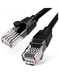 Патч-корд UTP 15м Vention (IBEBN) категория 6 черный