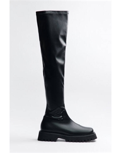 Сапоги-ботфорты высокие на платформе Befree