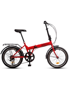 Велосипед складной, прогулочный Fireball, складной, 20", 2024, 24-2400000019 (Цвет: Красный) Хорст