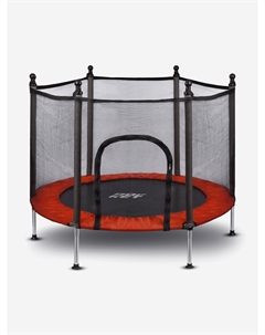 Батут, d=140, внешняя сетка высотой 88 см., общая высота 122 см. красный, Красный Rocket