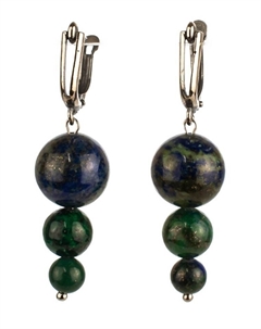 Серьги Бусики-колечки