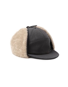 Шерстяная шапка-ушанка Brunello cucinelli