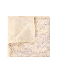 Платок изо льна и шелка Brunello cucinelli