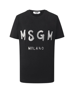 Хлопковая футболка Msgm