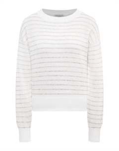 Хлопковый пуловер Brunello cucinelli