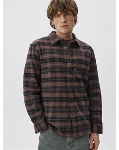 Рубашка в клетку из твила Sela