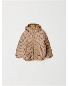 Ультралегкая стеганая куртка с принтом принтом для девочек Sela