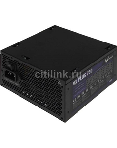 Блок питания AC VX PLUS, 750Вт, 120мм, черный, retail Formula