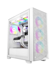 Корпус ATX C3D510 WH, Midi-Tower, без БП, белый Pccooler