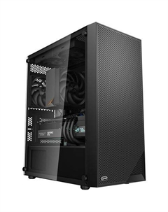 Корпус mATX C3B310 BK, Midi-Tower, без БП, черный Pccooler