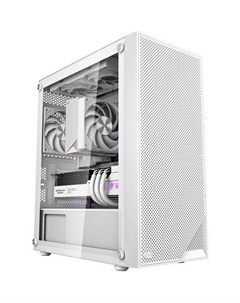 Корпус mATX C3B310 WH, Midi-Tower, без БП, белый Pccooler