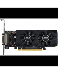 Видеокарта ASUS GeForce GTX 1650 4096Mb, OC LP 4G (GTX1650-O4G-LP-BRK) DVI-D, DP, HDMI, Ret Asus