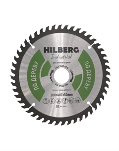 Диск пильный Industrial HW201, дерево, 200*30*48Т Hilberg