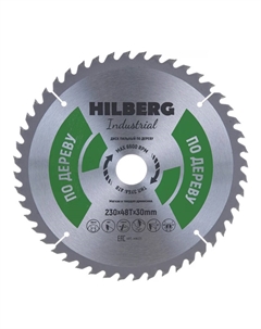Диск пильный Industrial HW231, дерево, 230*30*48Т Hilberg