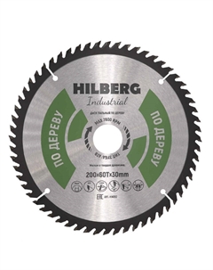 Диск пильный Industrial HW202, дерево, 200*30*60Т Hilberg