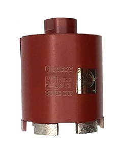 Коронка алмазная Industrial Laser Micro Hit HI822, 72 мм Hilberg