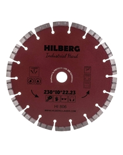 Диск алмазный отрезной HI806, 230*22.23 Industrial Hard Hilberg