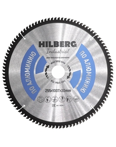 Диск пильный Industrial HA255, по алюминию, 255*30*100Т Hilberg