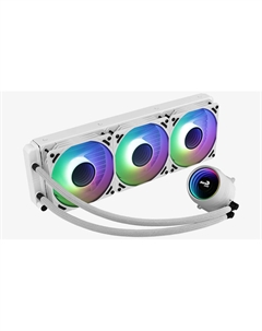 Жидкостное охлаждение Mirage L360WH для Socket 115x/2066/2011/2011-3/1200/775/AM4/AM3/AM3+/FM1/AM2+/FM2/FM2+, 550 Вт, 3x120мм, ARGB (4710562759167) Aerocool