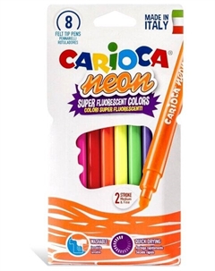 Фломастеры Neon, 8 шт. (42785) Carioca
