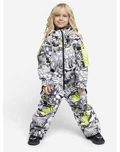 Комбинезон для девочки Селфи принт мультиколор, Мультицвет Batik