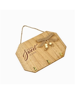 Ключница настенная sweet home, бежевая, 20×14 см Сима-ленд