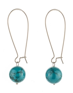 Серьги Бусики-колечки