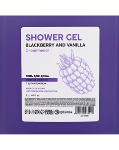Гель для душа, 5 л, аромат ежевики и ванили Сима-ленд