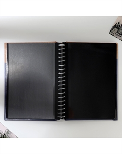 Фотоальбом на 80 фото, 20 черных магнитных листов Сима-ленд